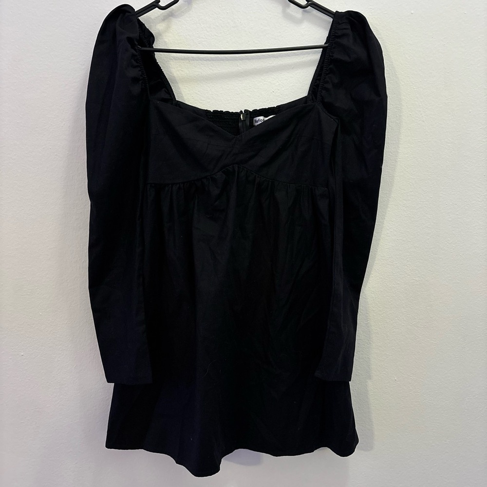 Reformation Kenzi Dress Black Size 2